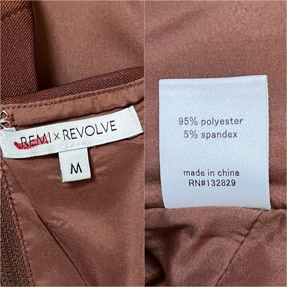 NWT REVOLVE 90s Sleeveless Cutout Tie Front Square Neck Bustier Cropped Top M - Picture 7 of 7